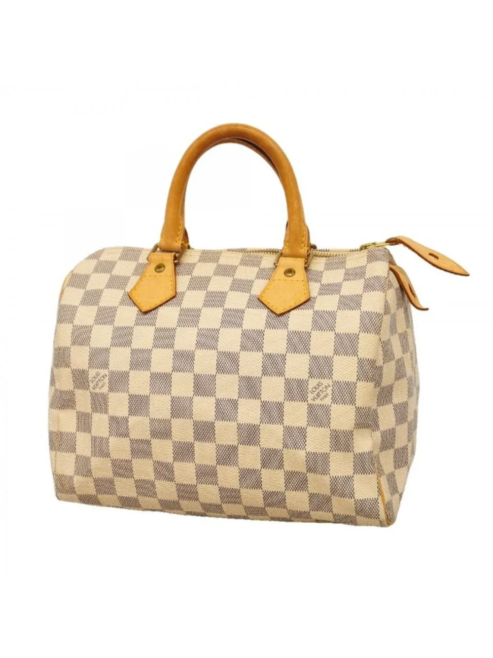 Louis Vuitton Handbag Damier Azur Speedy 25 White